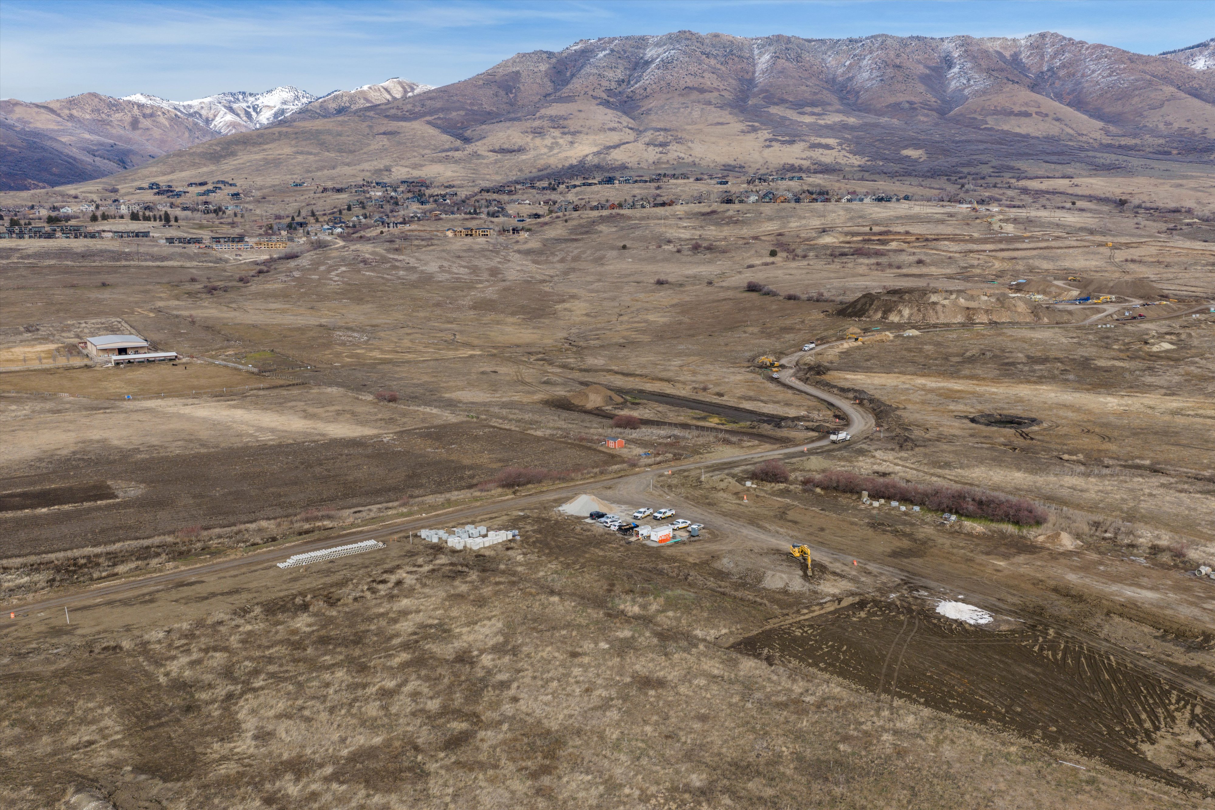 Mountain view featuring rural landscape