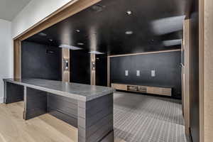 View of home theater room