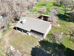 Aerial view of property and surrounding area