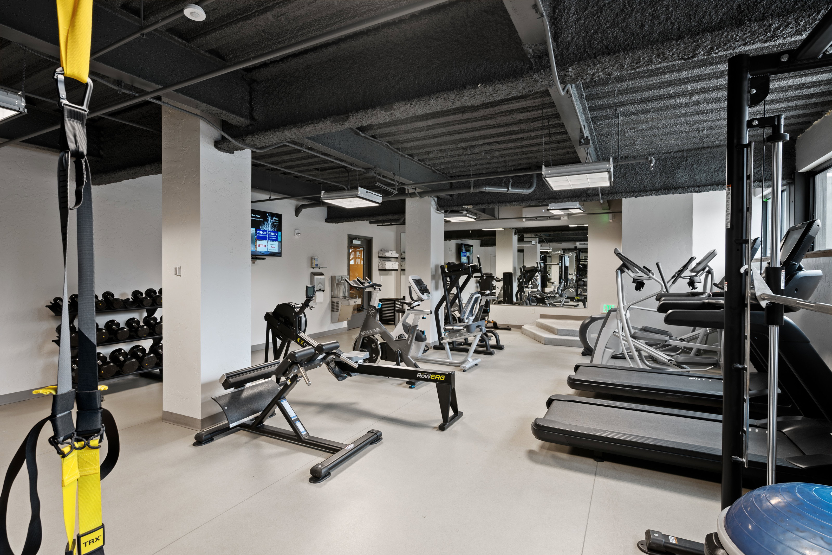 View of workout area