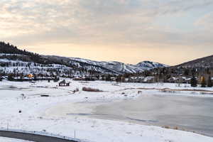 View of mountain background