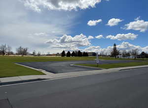 Right across the street is the school with a park