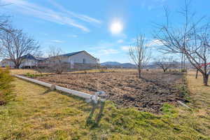 View of large garden area to the north of home