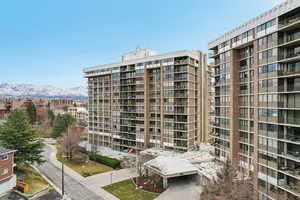 View of apartment building / complex with a mountain view