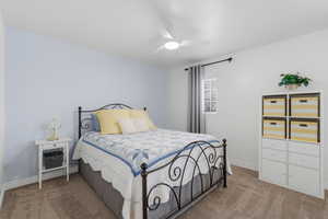 Spacious primary suite with sitting area.