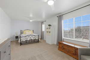 Spacious primary suite with sitting area.