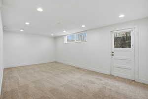 Basement living room
