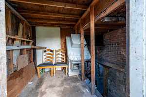 Crawl space storage area