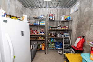 View of storage area