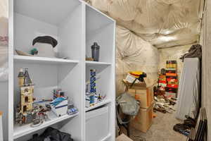 View of storage room