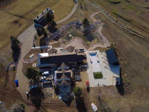 Aerial view of property and surrounding area