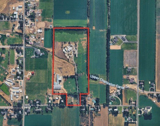 Map / location featuring property boundaries highlighted