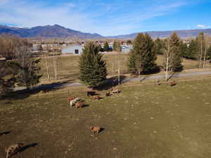 View of mountain backdrop