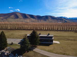 Mountain view featuring rural landscape