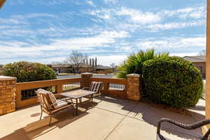 View of patio / terrace with a residential view