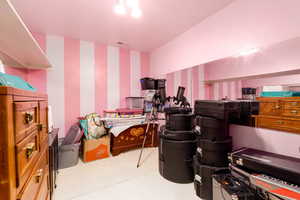 View of storage room