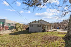 View of front of home with brick siding