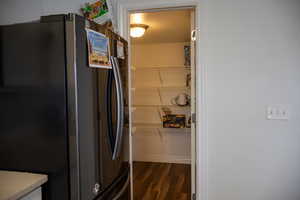 View of storage area