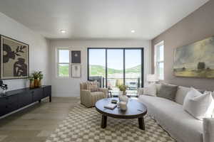 The heart of the home - perfect for cozy evenings or entertaining friends.