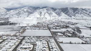 Mountain view featuring nearby suburban area