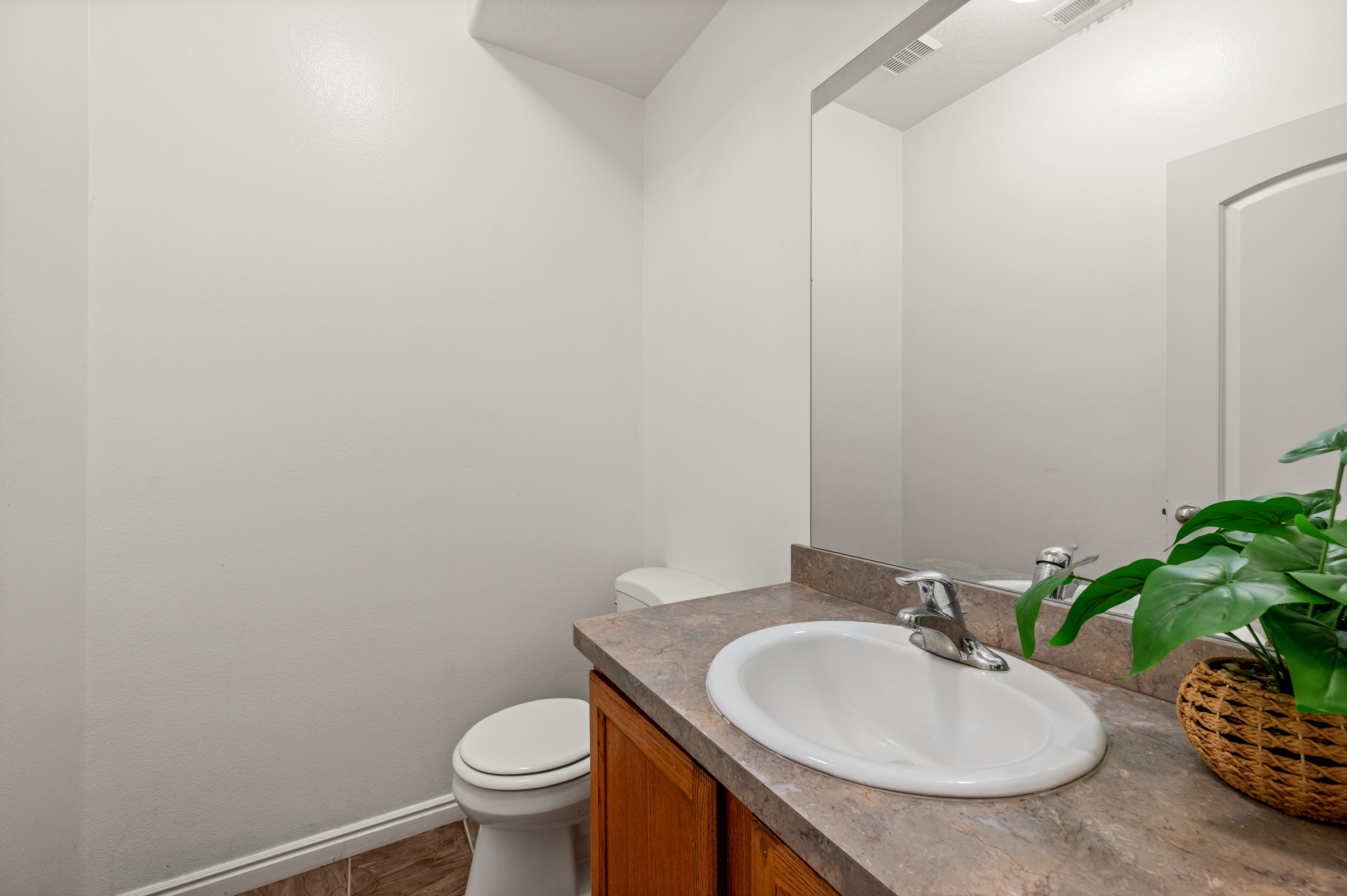 Half bathroom located on main floor.