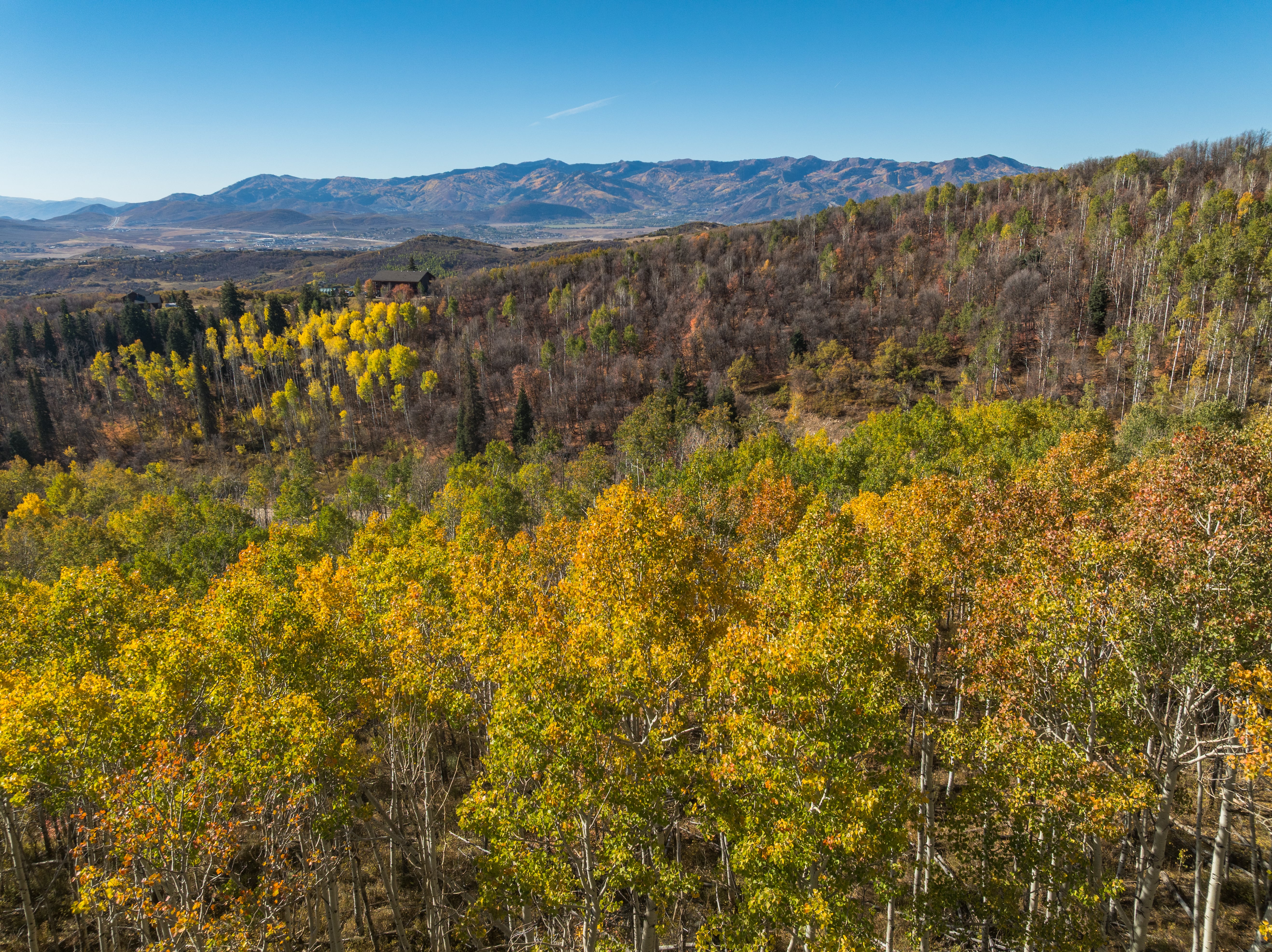 View of mountain background