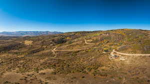 Drone / aerial view of mountains