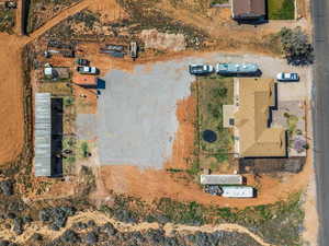 Aerial overview of property's location
