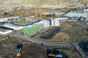 Aerial view of property and surrounding area