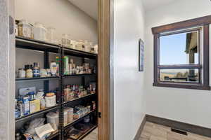 View of storage area