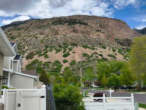 View of mountain background