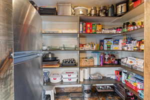 View of storage area