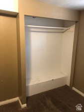 Back single house bedroom 1 with one car garage and backyard deck