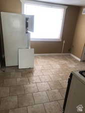 Back single house with one car garage and backyard deck