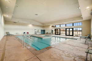 View of indoor community pool
