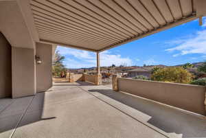 View of patio / terrace with a residential view