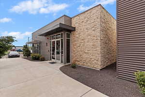 View of exterior entry