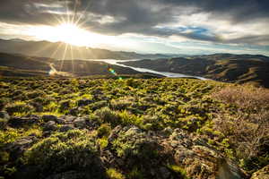 View of mountain background