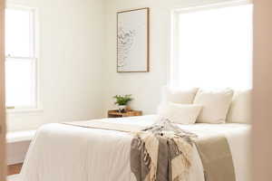 Bedroom with natural light