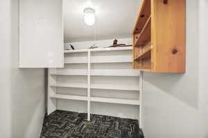 View of storage room