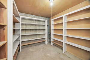 View of storage room