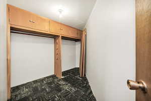 View of storage closet