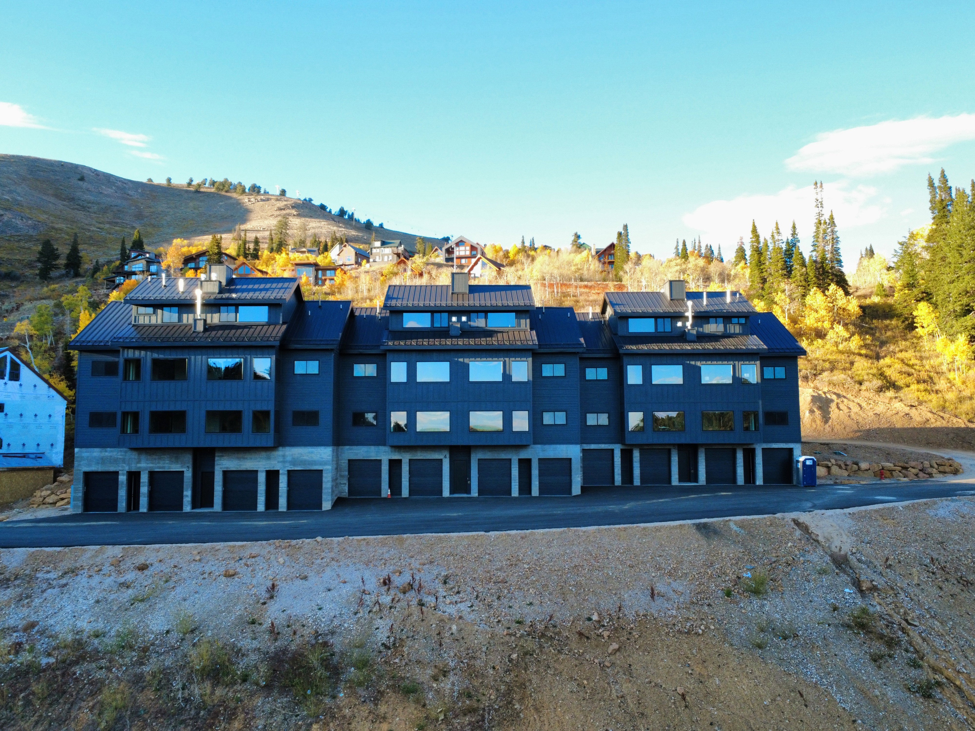 View of property featuring a mountain view