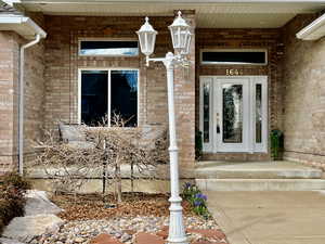 Front Entryway & covered entry