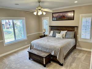 Primary Bedroom Suite #2.  Main Level. Adjoining Full Bath