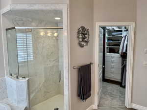 Primary Bathroom Walk-In Closet