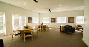 Clubhouse gathering area