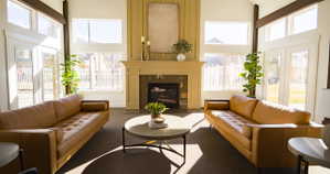 Clubhouse gathering area