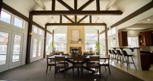 Clubhouse dining area