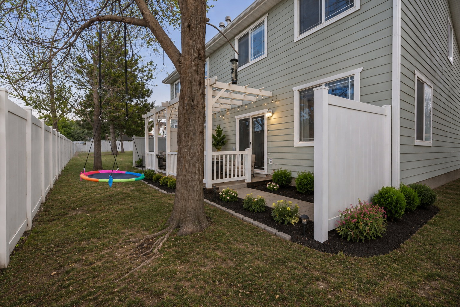 Virtually improved landscaping